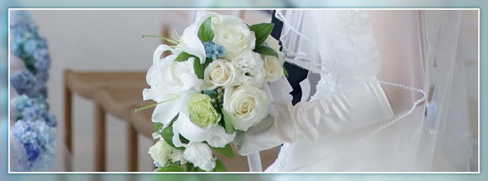 これから式を挙げる花嫁
